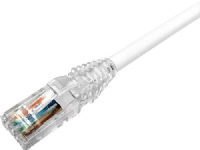 NETCONNECT Patchkabel Cat 6 U/UTP, Länge 10,0 m, Farbe: weiß mit LSZH-Mantel von commscope