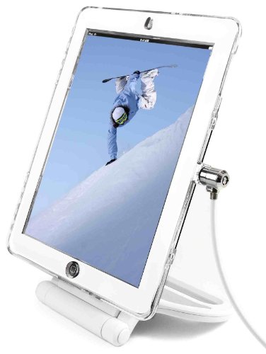 Maclocks iPadAir1RSCB Sicherheitsständer mit Kabelschloss für iPad Air, Weiß von compulocks