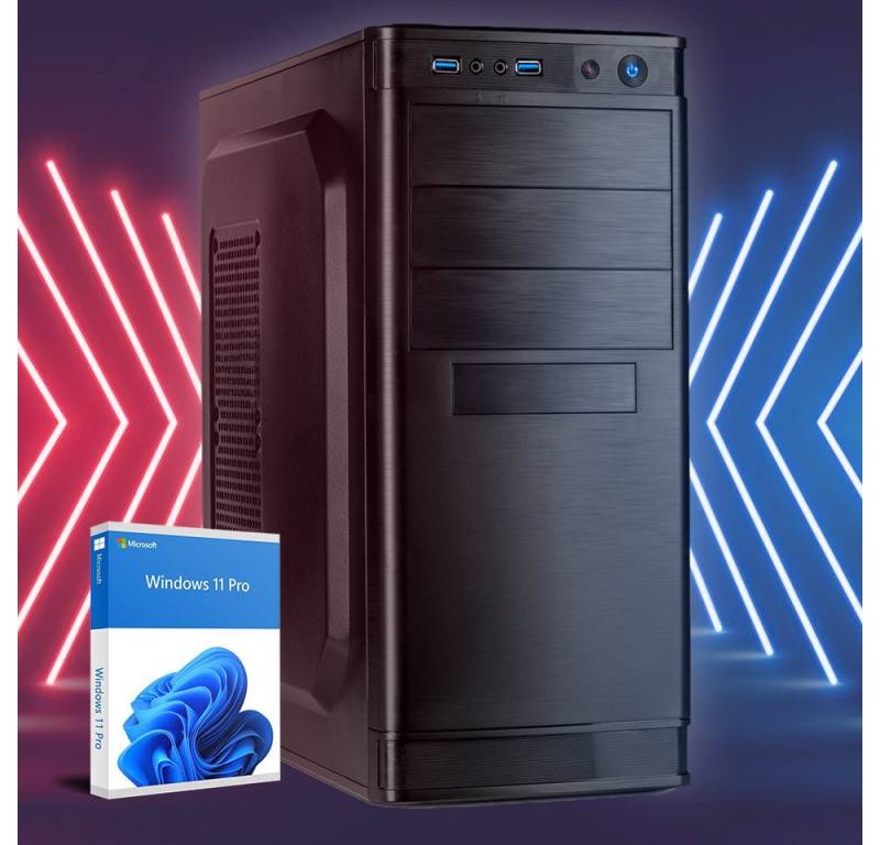 computerwerk Einsteiger A Gaming-PC (AMD Ryzen 5 5600G, AMD Radeon, 8 GB RAM, 512 GB SSD) von computerwerk