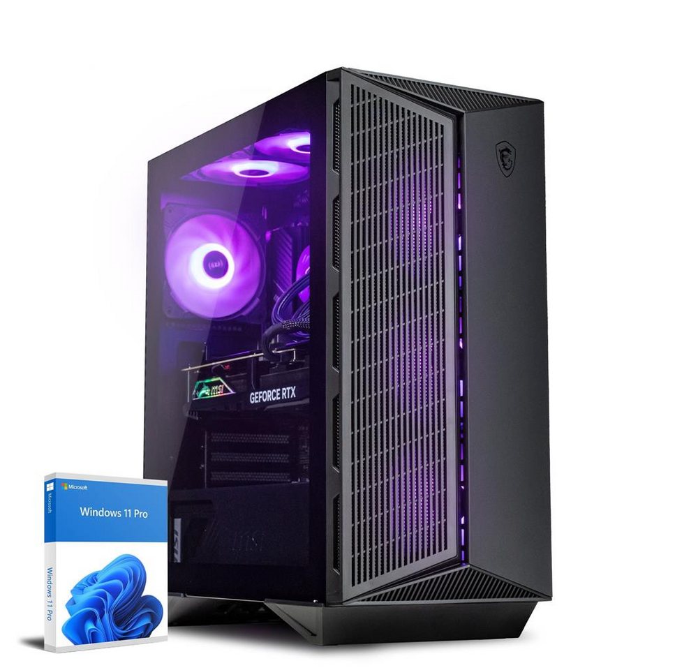 computerwerk LANGLEY C Gaming-PC (Intel Core i7 14700KF, 8 GB GeForce RTX4060 MSI Ventus 2X Black 8G OC, 16 GB RAM, 1000 GB SSD, Wasserkühlung) von computerwerk