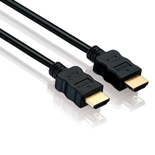 COMAG HDMI Kabel HIGH Speed mit Ethernet (vergoldete Stecker, Full HD 1080p, 3D, UHD, 4K) 7,5m von conecto