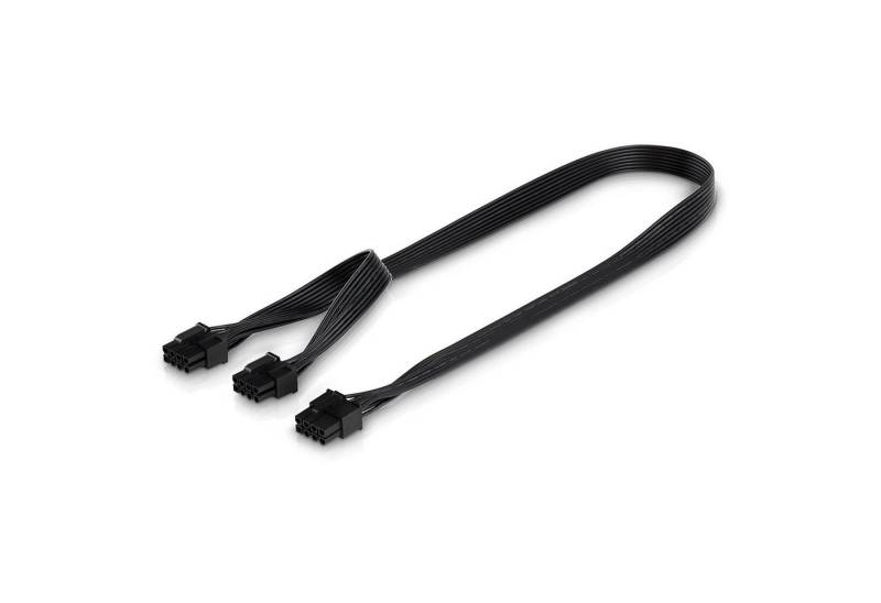 conecto 20 cm Grafikkarte-Stromkabel 8-pin-PCIe-Stecker auf 2-mal 8-pin-(6+2) Computer-Kabel von conecto