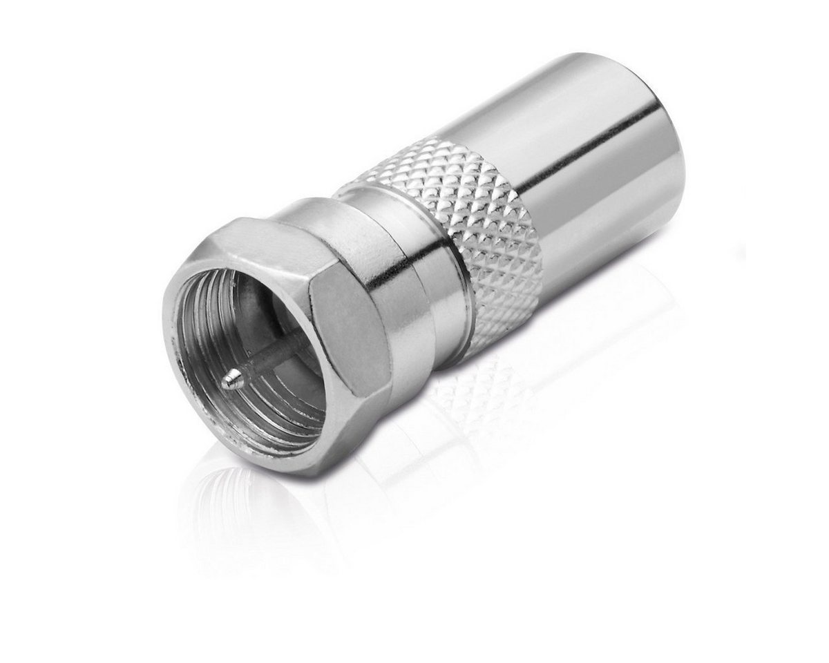 conecto Adapter F-Stecker / IEC-Koax-Stecker SAT-Kabel von conecto