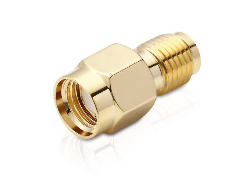 conecto Adapter SMA-Anschluss (kein Pin) auf RP-SMA-Anschluss (kein Pin) SAT-Kabel von conecto