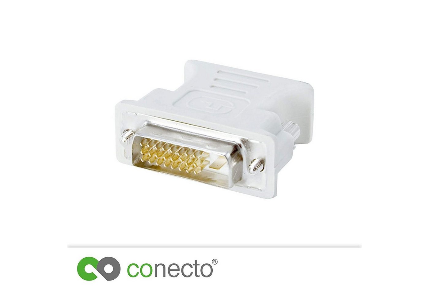 conecto Analoger Monitoradapter DVI-D-Stecker VGA-Kupplung (24+1-polig männlic Video-Adapter conecto Analoger Monitoradapter DVI-D-Stecker VGA-Kupplung (24+1-polig männlic Video-Adapter von conecto