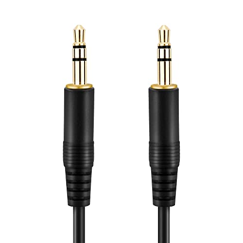 conecto Audio Kabel, 3,5mm Klinke auf 3,5mm Klinke, schwarz, 0,60m von conecto