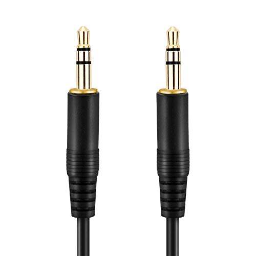 conecto Audio Kabel, 3,5mm Klinke auf 3,5mm Klinke, schwarz, 1m von conecto