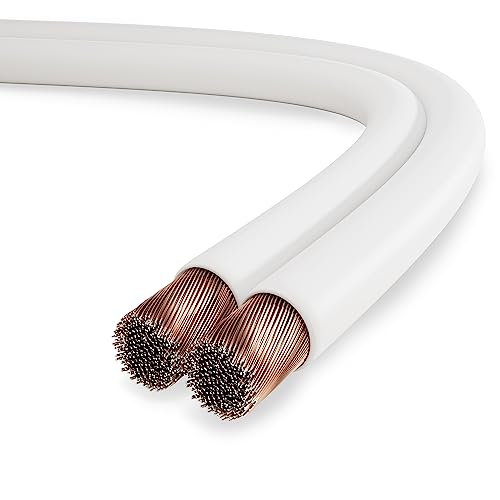 conecto Boxenkabel, CCA-Lautsprecher-Kabel, 2x1,50mm² Farbe: weiß 20 Meter conecto Boxenkabel, CCA-Lautsprecher-Kabel, 2x1,50mm² Farbe: weiß 20 Meter von conecto