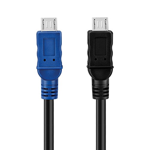 conecto CC20033 USB OTG-Ladekabel, Micro-USB-Stecker auf Micro-USB-Stecker, (1 Stück), 0,50m von conecto