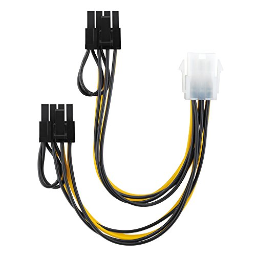 conecto CC20116 Grafikkarten-Stromadapter "PCI-e, 6-polig weiblich auf 2x 6+2-polig Stecker" Schwarz conecto CC20116 Grafikkarten-Stromadapter "PCI-e, 6-polig weiblich auf 2x 6+2-polig Stecker" Schwarz von conecto