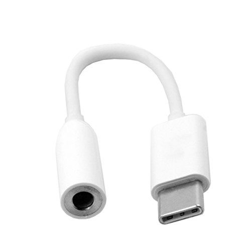 conecto CC20173 Kopfhörer Adapter-Kabel USB 3.1-Stecker Typ C / 4-polige TRRS auf Klinke-Buchse, 3,5 mm Weiß, 1 STK von conecto