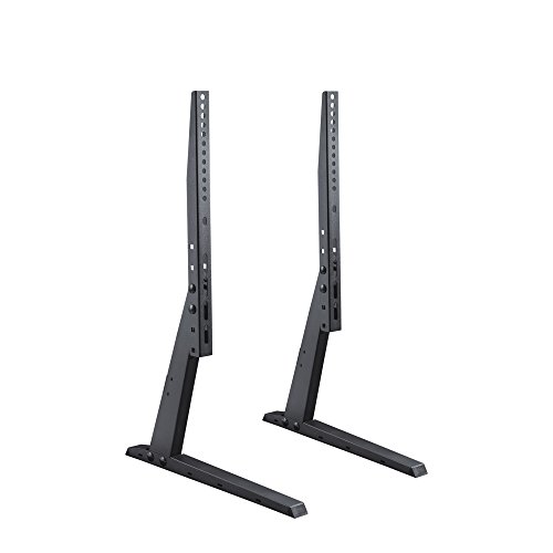 conecto CC50301 Standfuß für TV Geräte mit 94-178 cm (37-70 Zoll), 5-stufig höhenverstellbar, Kabelmanagement, Traglast max. 35,0kg, VESA 600x400, schwarz von conecto