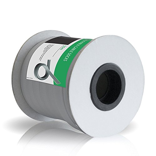 conecto CC50316 Universeller Polyester-Kabelschlauch, selbst zusammenziehend, Ø 20mm, Rolle 50m, grau von conecto