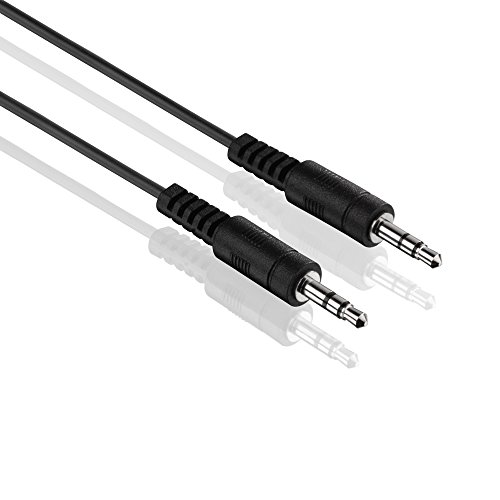 conecto CC50484 Klinkenkabel Audio Stereo Aux Verbindungskabel 3,5mm Klinke Stecker auf 3,5mm Klinke Stecker Ultraslim-Design 1,50m schwarz conecto CC50484 Klinkenkabel Audio Stereo Aux Verbindungskabel 3,5mm Klinke Stecker auf 3,5mm Klinke Stecker Ultraslim-Design 1,50m schwarz von conecto