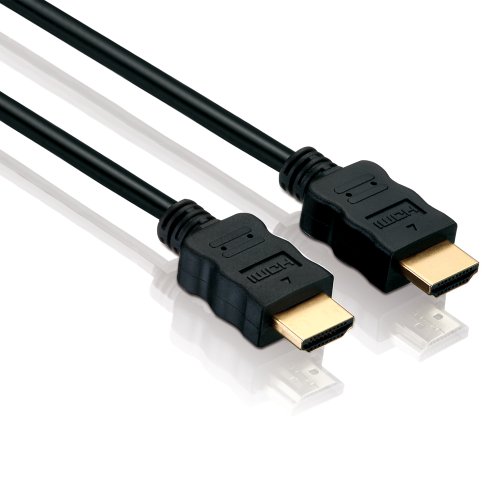 conecto HDMI Kabel HIGH SPEED mit Ethernet (vergoldete Stecker, 4K, Ultra-HD, Full HD 1080p, 3D) 1,5m von conecto