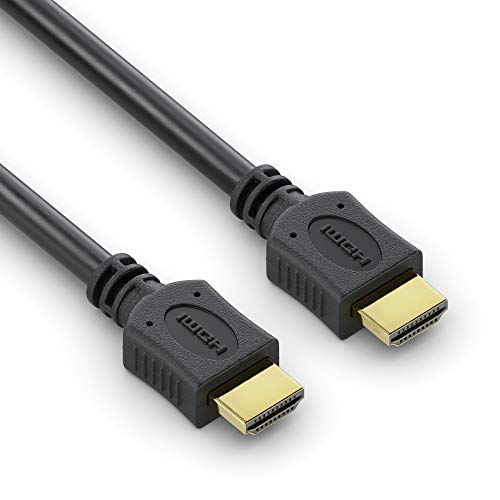 conecto HDMI Kabel High Speed mit Ethernet, Ultra-HD, vergoldete Stecker, 4K, schwarz, 1,50m von conecto