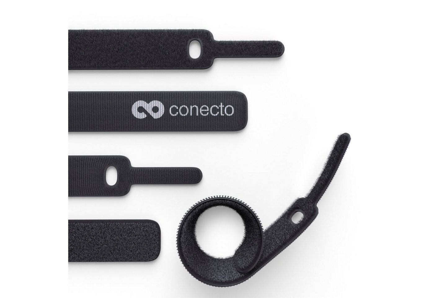 conecto Kabelbinder conecto Klett Kabelbinder 10cm Klettband mit Loop - Kabelmanagement conecto Kabelbinder conecto Klett Kabelbinder 10cm Klettband mit Loop - Kabelmanagement von conecto