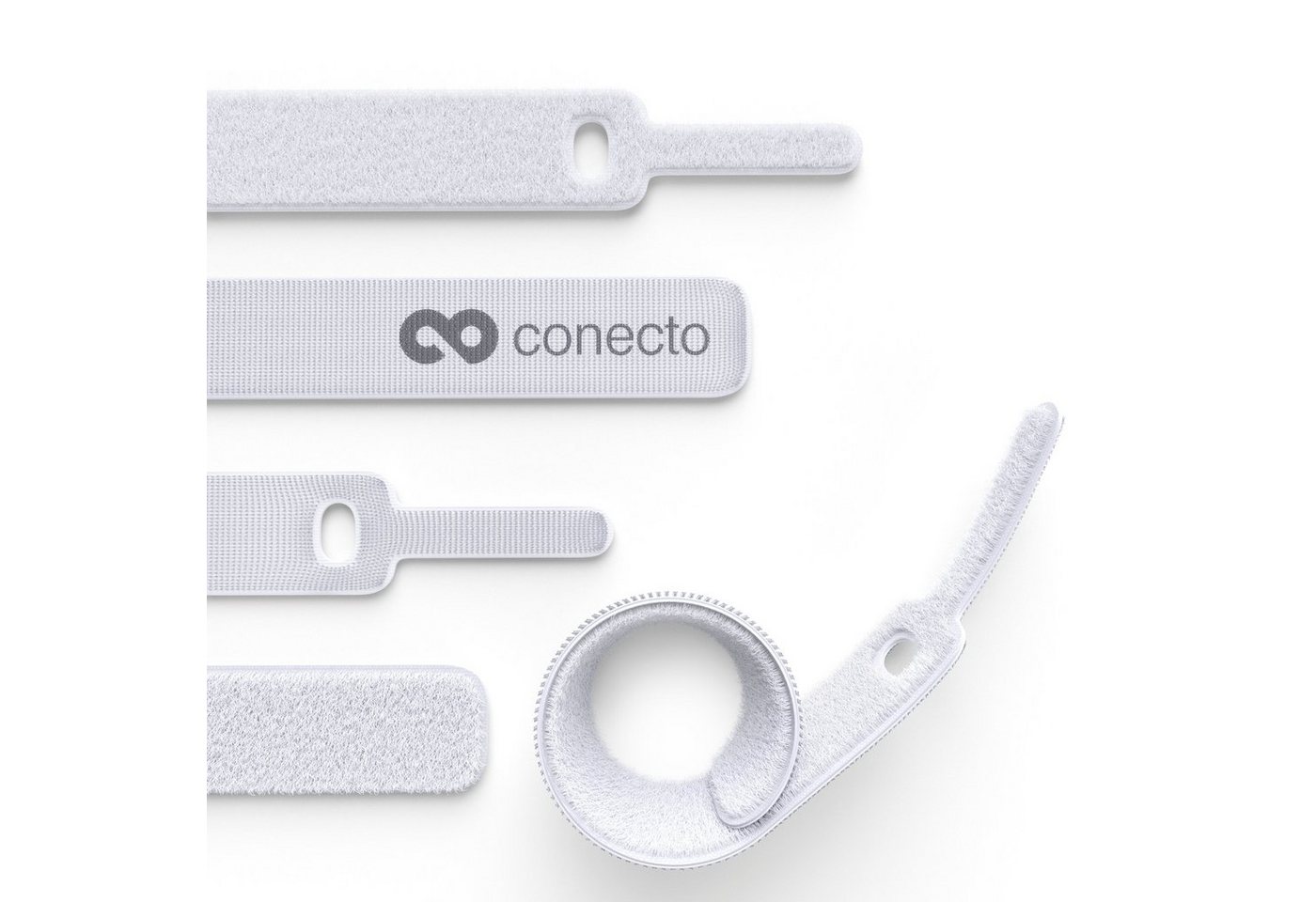 conecto Kabelbinder conecto Klett Kabelbinder 10cm Klettband mit Loop - Kabelmanagement conecto Kabelbinder conecto Klett Kabelbinder 10cm Klettband mit Loop - Kabelmanagement von conecto