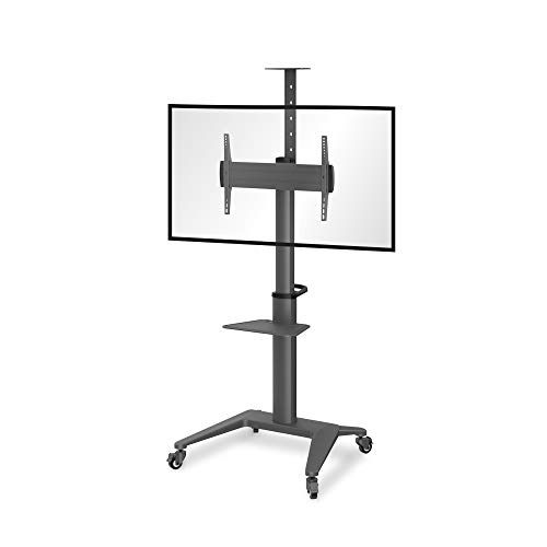 conecto LM-FS02NB Pro TV Ständer Standfuß rollbar Universal für Monitor Fernseher LCD LED Plasma mobil mit Rollen höhenverstellbar schwenkbar drehbar 37-70 Zoll VESA 200x200-600x400mm Alu schwarz conecto LM-FS02NB Pro TV Ständer Standfuß rollbar Universal für Monitor Fernseher LCD LED Plasma mobil mit Rollen höhenverstellbar schwenkbar drehbar 37-70 Zoll VESA 200x200-600x400mm Alu schwarz von conecto