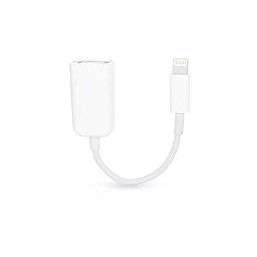 conecto Lightn-ing auf USB Kamera Adapter Weiß Kompatibel mit i-Phone,i-Pad, USB Kabel OTG Daten Sync für Kamera, Midi Keyboard, Maus, Kartenleser, USB-Ethernet-Adapter von conecto