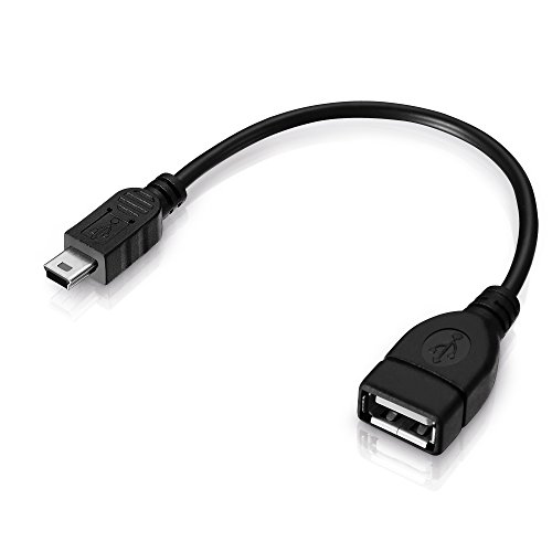 conecto OTG Adapter, Mini USB Stecker auf USB-A Buchse, 15cm, schwarz conecto OTG Adapter, Mini USB Stecker auf USB-A Buchse, 15cm, schwarz von conecto