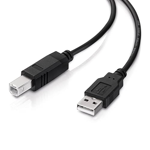 conecto USB 2.0 Kabel/Druckerkabel, USB A Stecker auf USB B Stecker, 480 MBit/s, schwarz, 1,80m von conecto