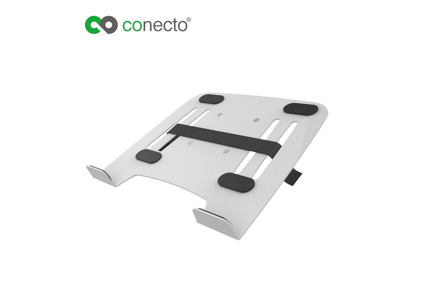conecto conecto® - universelle Notebookhalterung Adapter für VESA 75x75 Tischh TV-Wandhalterung von conecto