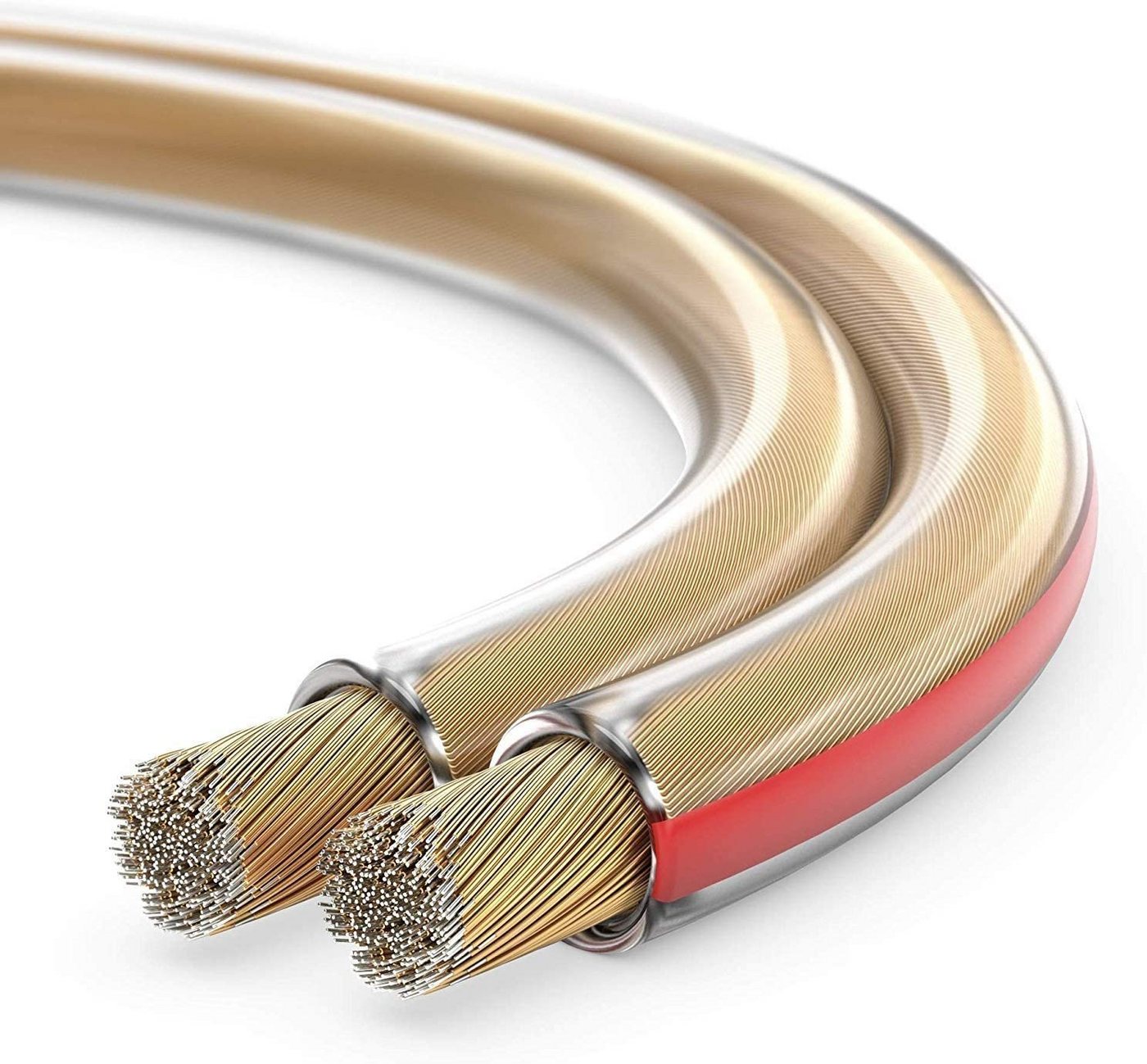 conecto conecto 25m Lautsprecherkabel Lautsprecher Boxen Kabel 2x1,5mm² CCA Audio-Kabel conecto conecto 25m Lautsprecherkabel Lautsprecher Boxen Kabel 2x1,5mm² CCA Audio-Kabel von conecto