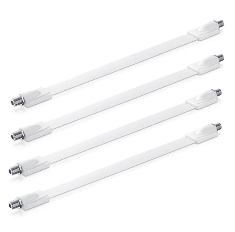 conecto conecto 4x Premium Fensterdurchführung für SAT Kabel koaxial (F-Kupplu SAT-Kabel von conecto