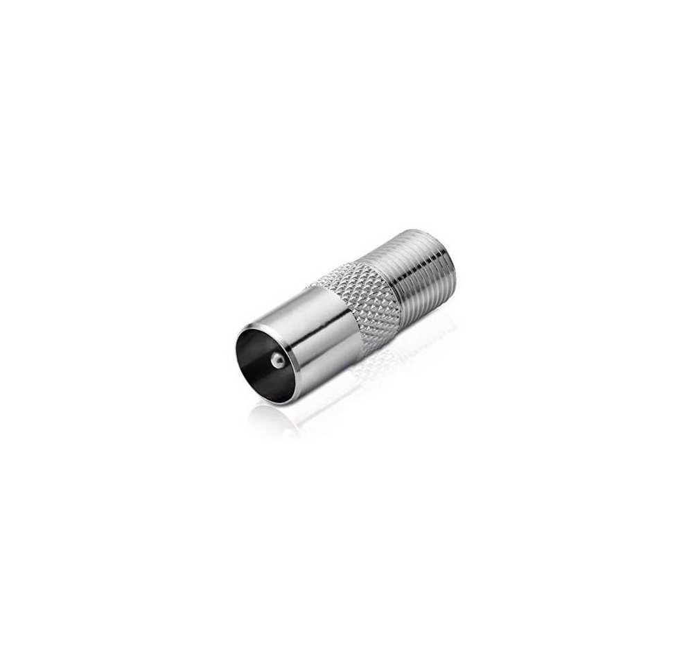 conecto conecto Antennen-Adapter, F-Buchse auf IEC-Koax-Stecker, Adapter zum SAT-Kabel von conecto