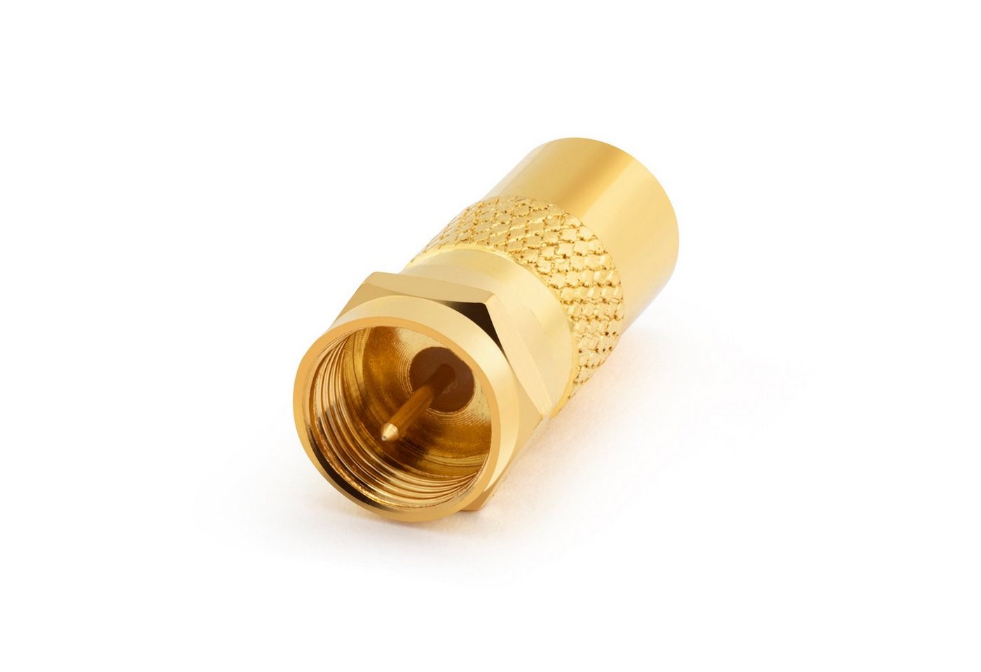 conecto conecto Antennen-Adapter, F-Stecker auf IEC-Stecker, Adapter zum Verbi SAT-Kabel conecto conecto Antennen-Adapter, F-Stecker auf IEC-Stecker, Adapter zum Verbi SAT-Kabel von conecto