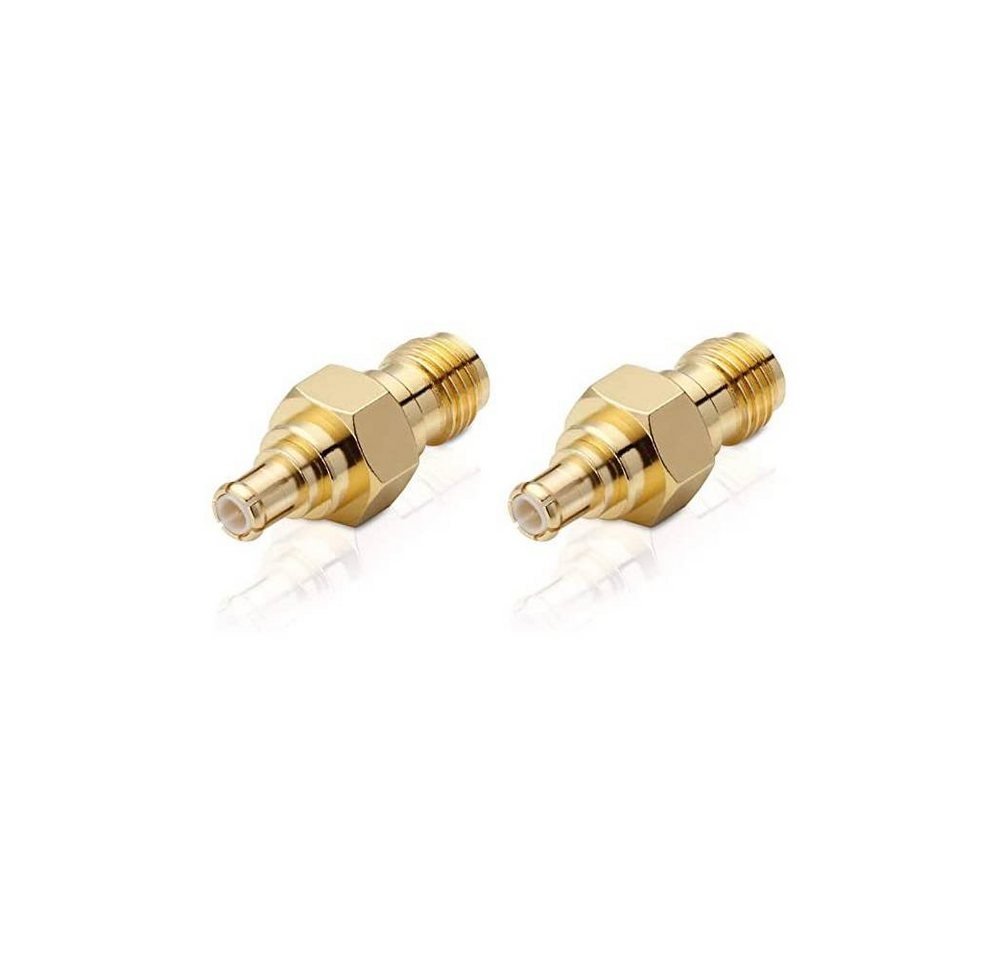 conecto conecto SMA-Adapter, MCX-Kupplung, SMA-Buchse ohne Pin auf MCX-Stecker SAT-Kabel von conecto