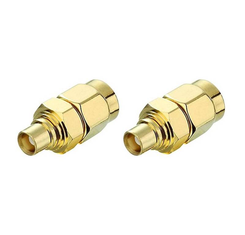 conecto conecto SMA-Adapter, MCX-Kupplung, SMA-Stecker mit Pin auf MCX-Buchse SAT-Kabel von conecto