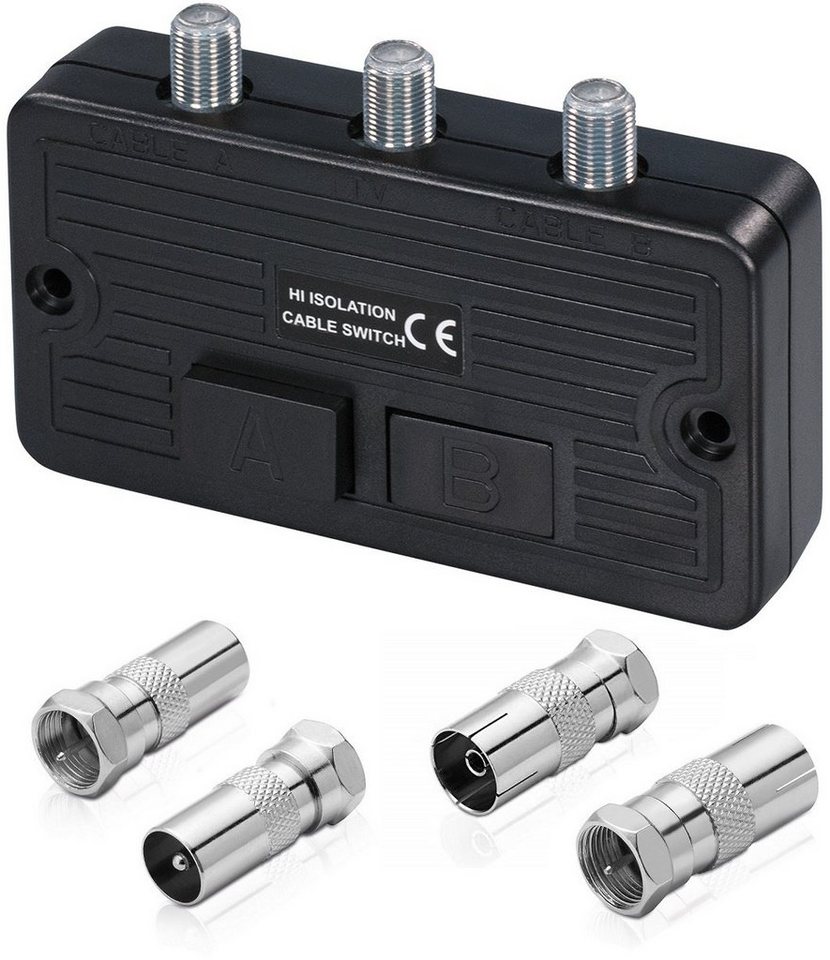 conecto conecto Sat Umschalter Verteiler Switch SAT Kabel TV DVB-T für BK- SAT-Kabel conecto conecto Sat Umschalter Verteiler Switch SAT Kabel TV DVB-T für BK- SAT-Kabel von conecto