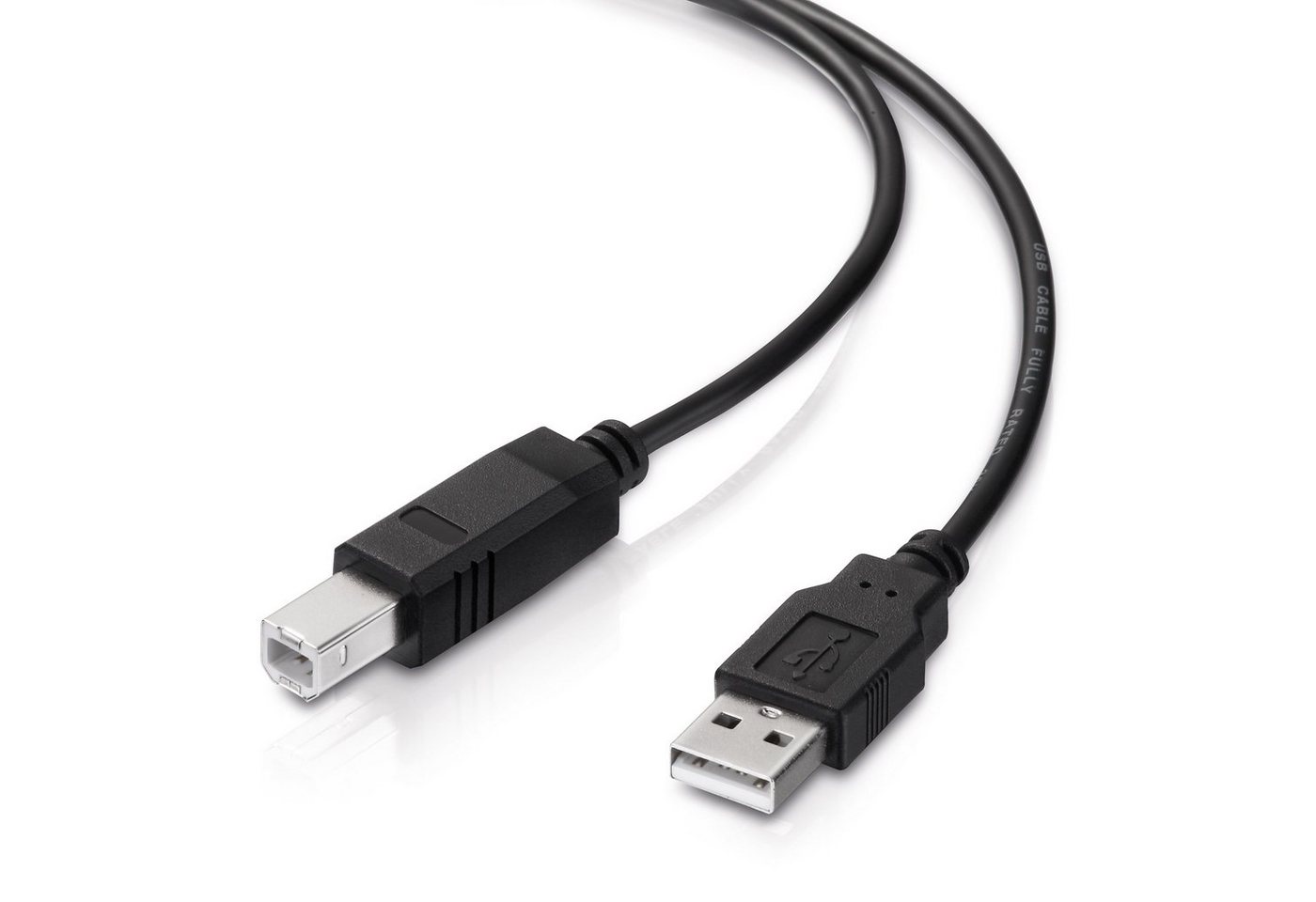 conecto conecto USB 2.0 Kabel/Druckerkabel, USB A Stecker auf USB B Stecker, USB-Kabel von conecto