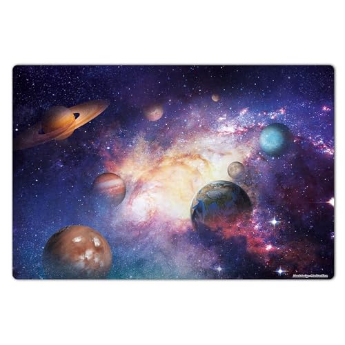 Schreibtischunterlage 60 x 40 cm, Weltraum, Galaxie, Universum, Planeten, Schreibmatte aus hochwertigem Vinyl, Schreibtischmatte, Kosmos, Astronomie, Made in Germany, BPA-frei | Design: “Solar System“ Schreibtischunterlage 60 x 40 cm, Weltraum, Galaxie, Universum, Planeten, Schreibmatte aus hochwertigem Vinyl, Schreibtischmatte, Kosmos, Astronomie, Made in Germany, BPA-frei | Design: “Solar System“ von contento