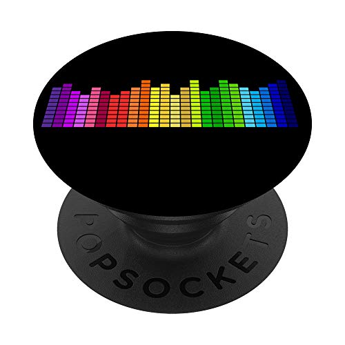 Farbenfroher Regenbogen LGBT CSD LGBTG Pride Gay Music Design PopSockets mit austauschbarem PopGrip Farbenfroher Regenbogen LGBT CSD LGBTG Pride Gay Music Design PopSockets mit austauschbarem PopGrip von cool cell phone grip & cell phone finger holder