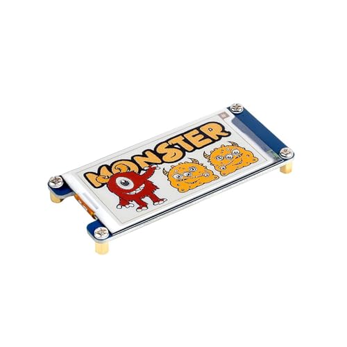 Coolwell 2.66inch E-Paper Module (G) for Raspberry Pi 5 4B+ 4B 3B+ 3B 2B+ Zero W WH Jetson Nano for Arduino 360x184 SPI Interface Red/Yellow/Black/White Color von coolwell