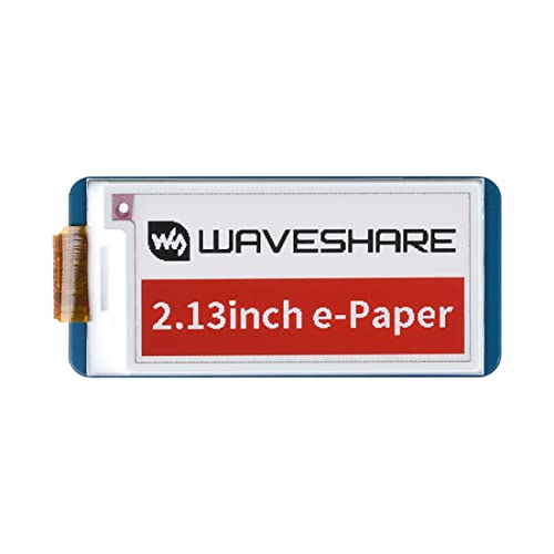 Coolwell Waveshare 2.13Inch E-Ink Display HAT 250x122 Three Color E-Paper Display Epaper Screen for Raspberry Pi 4B+ 4B 3B+ 3B 2B+ Zero W WH Jetson Nano for Arduino von coolwell