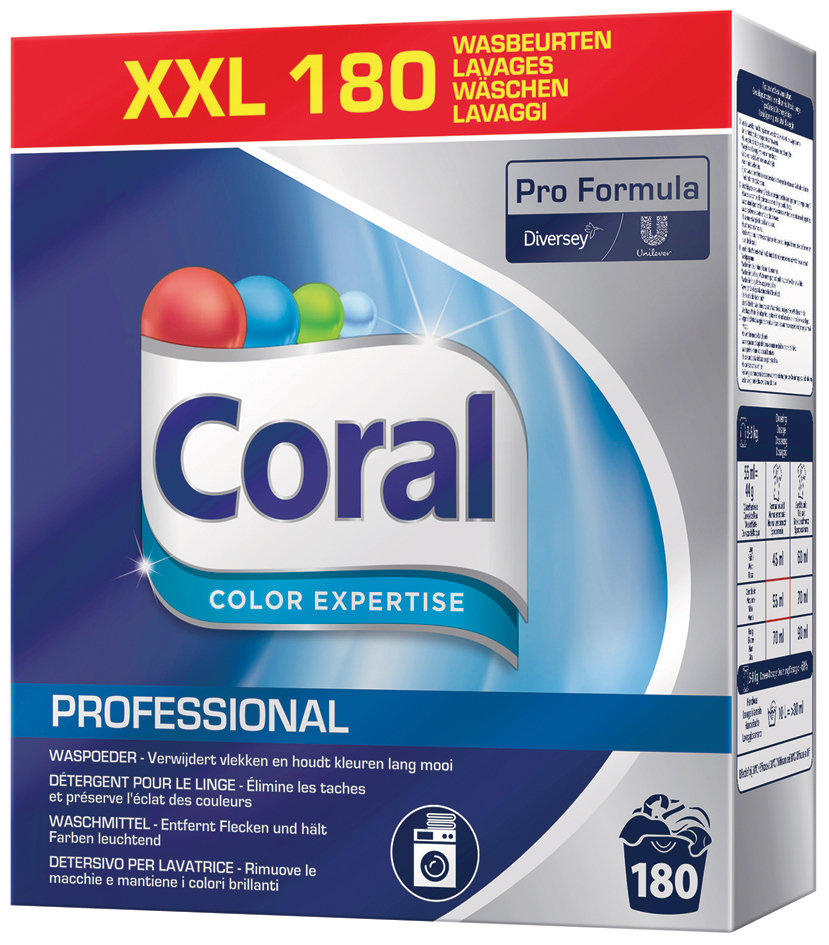 Coral Professional Waschpulver Color Expertise, 180 WL Coral Professional Waschpulver Color Expertise, 180 WL von coral