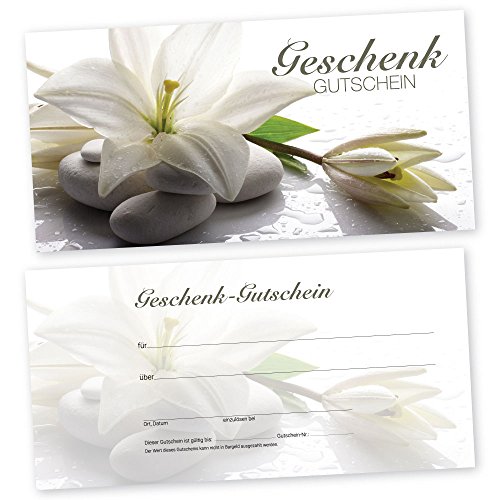 cosmeticPlus 50 Geschenk – Gutscheinkarten MIT JAPANISCHEM Zen-Motiv Gutscheine Geschenkgutscheine von cosmeticPlus