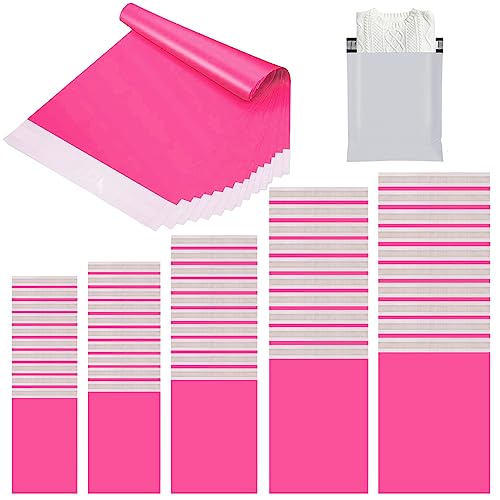 50 Stück Versandtüten für Kleidung 5 Größen,Rose Versandbeutel,Opake Kuriertasche Versandtaschen Verpackungsbeutel Plastik mit Selbstklebeverschluss,Pakettaschen Poly Kunststoffbeutel für Textilien 50 Stück Versandtüten für Kleidung 5 Größen,Rose Versandbeutel,Opake Kuriertasche Versandtaschen Verpackungsbeutel Plastik mit Selbstklebeverschluss,Pakettaschen Poly Kunststoffbeutel für Textilien von cosoro