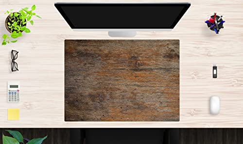 Schreibtischunterlage – Antikes Holz – 70 x 50 cm – Schreibunterlage aus Premium Vinyl – Made in Germany von coveryourdesk www.cover-your-desk.de
