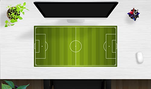 Schreibtischunterlage für Kinder - Fußballfeld - aus premium Vinyl - in verschiedenen Größen - Made in Germany (80 x 40 cm) von coveryourdesk www.cover-your-desk.de
