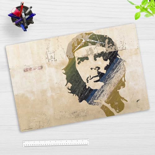Schreibtischunterlage Kinder und Erwachsene – “Che Guevara“ – aus erstklassigem Vinyl (Kunststoff) – 60 x 40 cm – Rutschfeste Schreibunterlage mit bestem Schutz – Made in Germany von coveryourdesk www.cover-your-desk.de