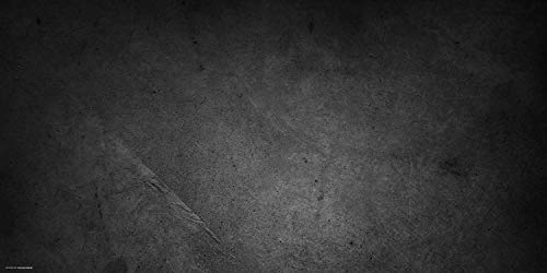 Schreibtischunterlage XXL mit integriertem Mousepad – “Schieferplatte schwarz“ – aus strapazierfähigem Vinyl (Kunststoff) – 100 x 50 – Rutschfeste Schreibunterlage für besten Schutz – Made in Germany von coveryourdesk www.cover-your-desk.de