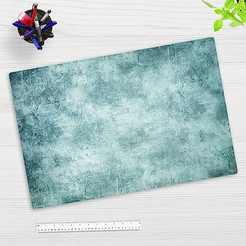 Schreibtischunterlage abwischbar für Kinder und Erwachsene – türkis-blaue Kunst – 60 x 40 cm – aus hochwertigem Vinyl - Made in Germany Schreibtischunterlage abwischbar für Kinder und Erwachsene – türkis-blaue Kunst – 60 x 40 cm – aus hochwertigem Vinyl - Made in Germany von coveryourdesk www.cover-your-desk.de