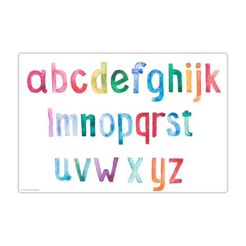 Schreibtischunterlage für Jungen und Mädchen – “abc“ – aus erstklassigem, strapazierfähigem Vinyl (Kunststoff) – 60 x 40 cm – Schreibunterlage für besten Schutz – Made in Germany von coveryourdesk www.cover-your-desk.de