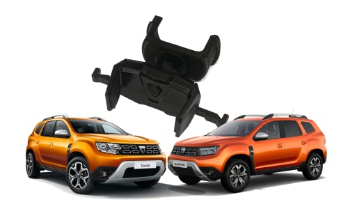 craVeDRIVE Handyhalterung Auto für Runde lüftungen Dacia I Autohalterung Handy I Schwarz I Telefonhalterung Auto I Handy Halter für Dacia Duster Sandero Dokker Logan von craVeDRIVE