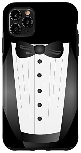 Lustige schwarze Krawatte Event Team Bräutigam Fake Smoking Hülle für iPhone 11 Pro Max Lustige schwarze Krawatte Event Team Bräutigam Fake Smoking Hülle für iPhone 11 Pro Max von cranberrysky retro